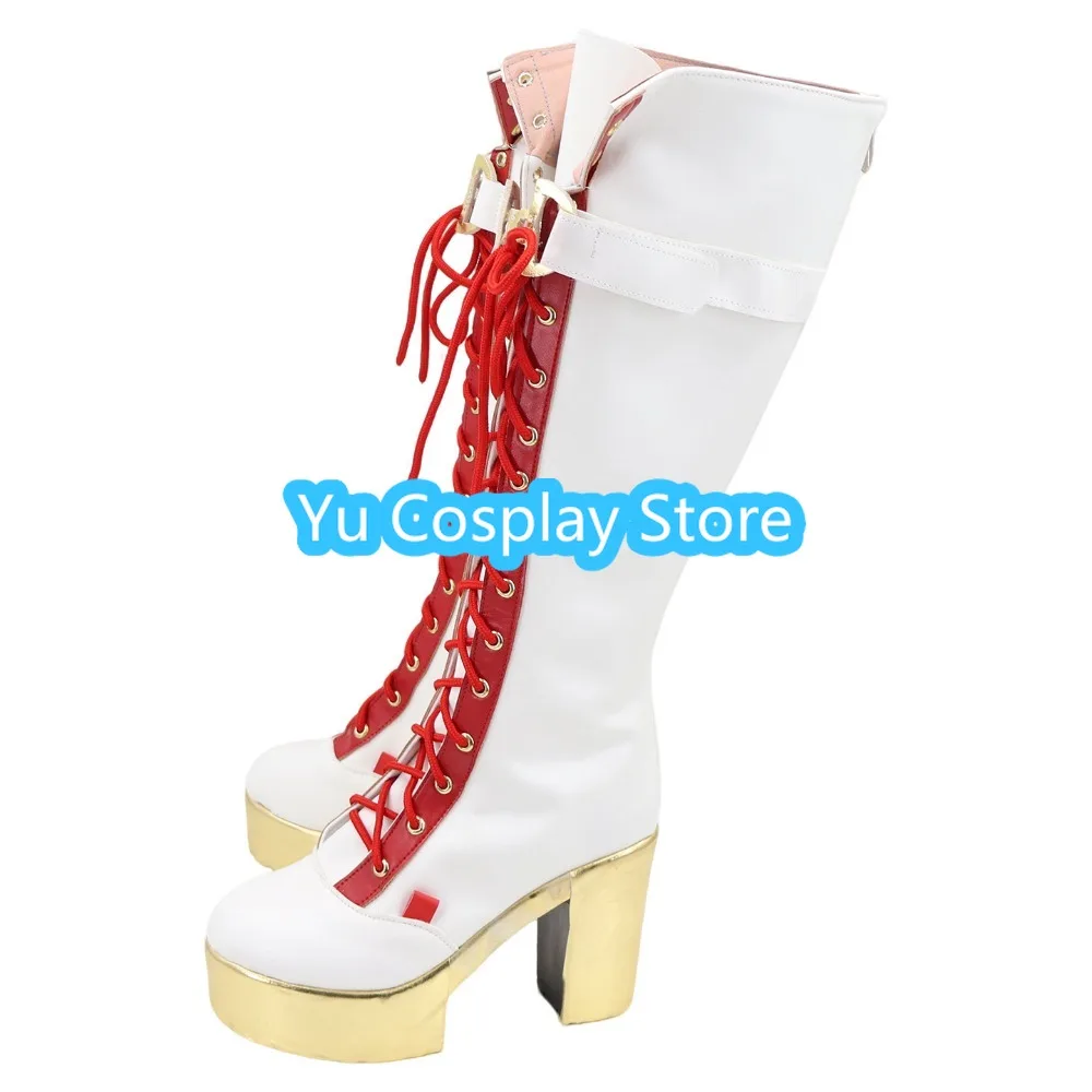 

Customized Arknights Haruka Cosplay Shoes for Men and Women in Anime Games Role Playing Boots Halloween Shoes