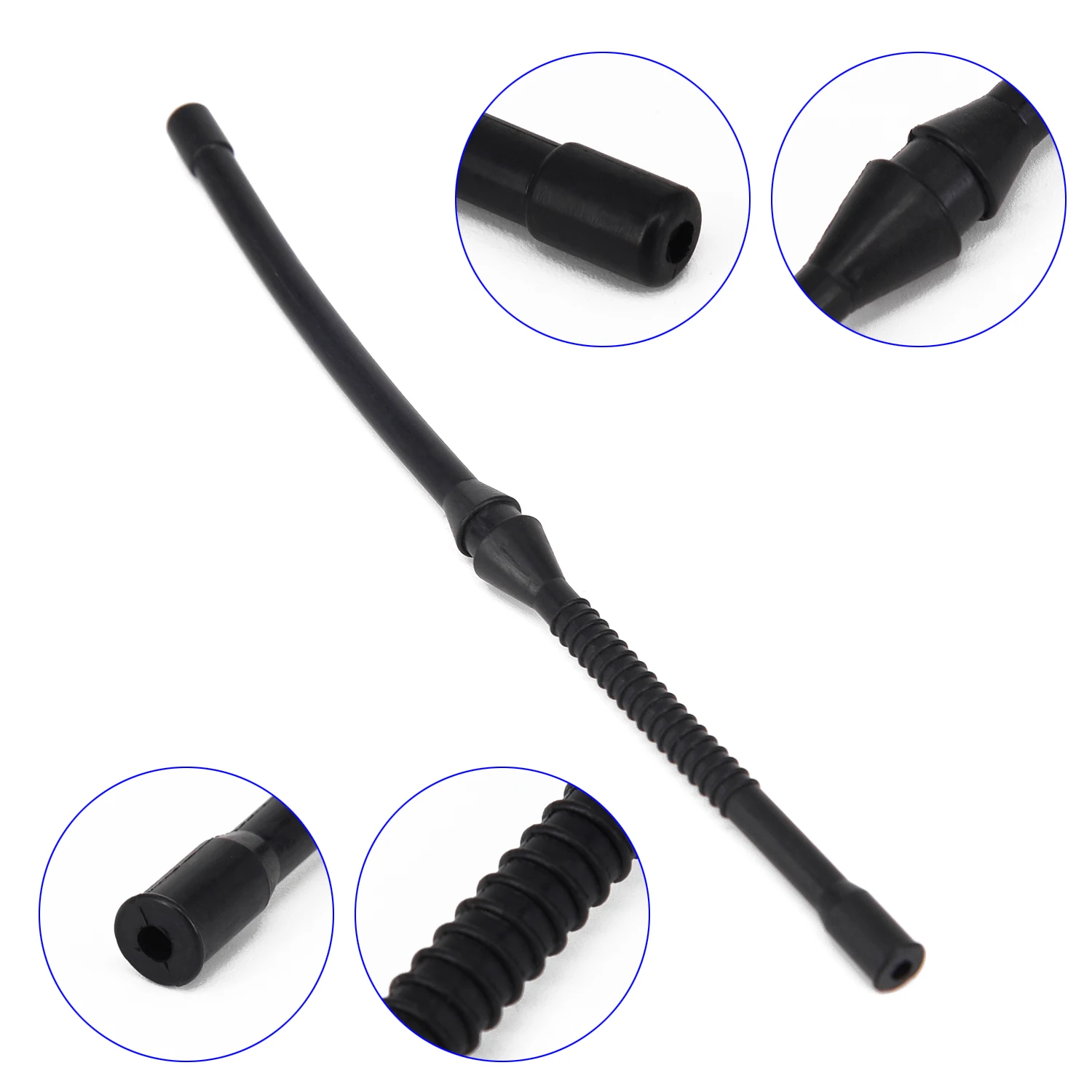 チェーンソーパイプ用ホース部品,交換部品,長寿命,黒,燃料ライン,266, 268, 272, 1個