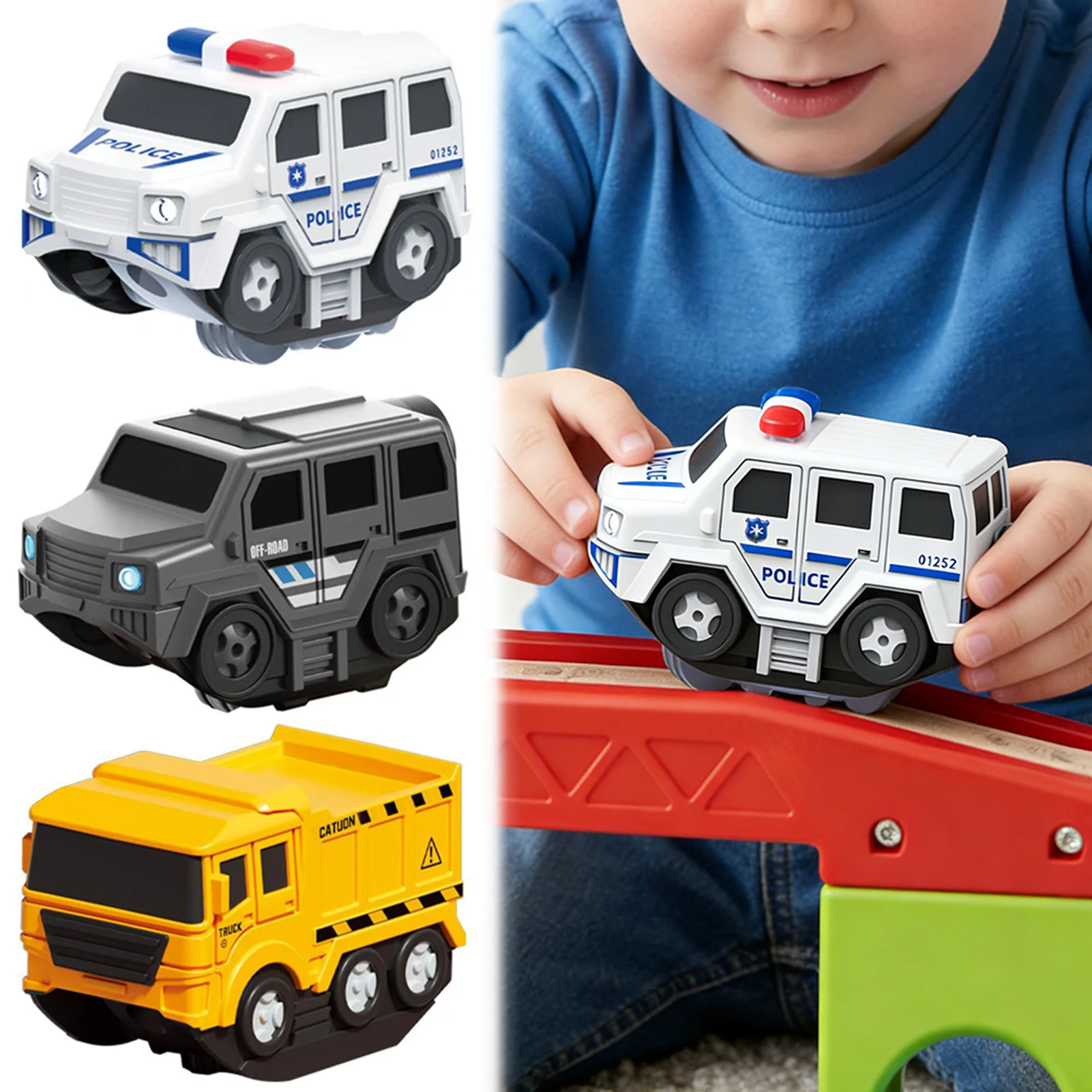 

Сменные электрические поезда для магнитных железнодорожных путей с сильным магнитным креплением для безопасности детей и взрослых