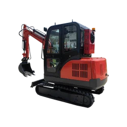 Small Backhoe Excavator Door To Door Crawler Micro Excavator 3 Ton Hydraulic Diesel Agricultural Mini Digger Customization