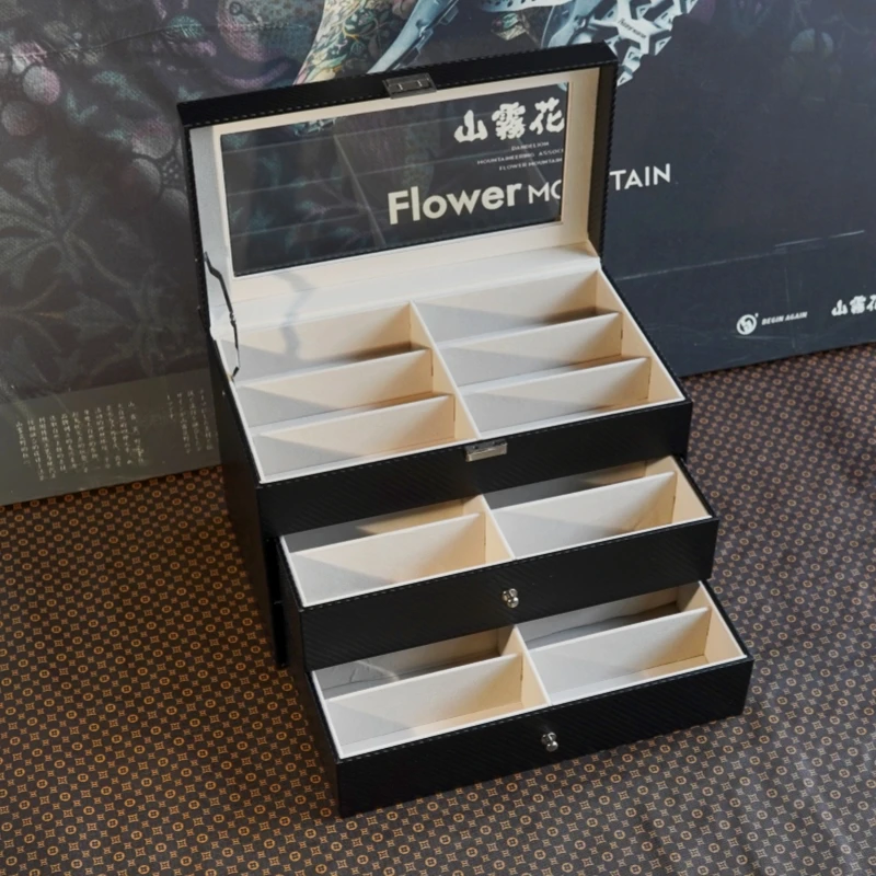 estuche-para-gafas-de-gran-capacidad-diseno-de-fibra-de-carbono-cuero-pu-de-3-capas-con-tapa-de-cristal-organizador-de-almacenamiento-para-gafas
