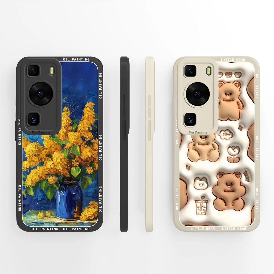 Cases For Huawei P60 P60 Pro P60 Art Beautiful Sunflower Antifouling Protective Drop-Resistant Cover For huawei p60 pro Funda