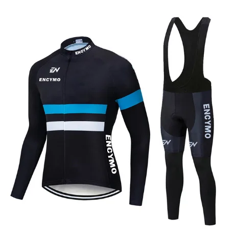 

Cycling Jersey Set 2023 Long Sleeve Mountain Bike Clothes Wear Men Racing Bicycle Clothing Ropa Maillot Ciclismo ENCYMO