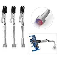 4/2PCS Soldering Helping Hands 4 Magnetic Universal Flexible Arm Welding Assistant PCB Clamp Third Hand Welding Repair Tool