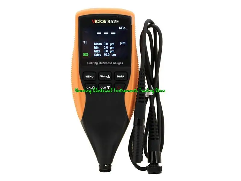 VICTOR VC852C+ Ultrasonic Thickness Meter Measure Thickness And Sound Speed Metal Plastic Ceramic Glassultrasonic Wave 1.0-200mm