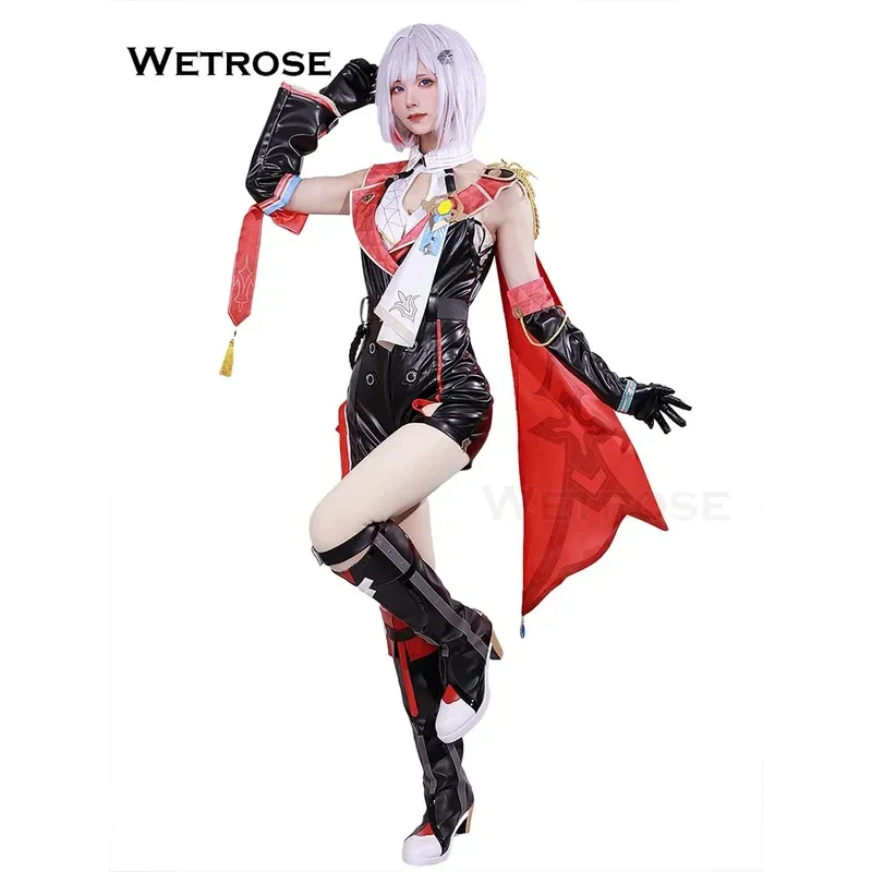 【Wetrose】 Topazio SSR Costume Cosplay Scarpe Parrucca Honkai Star Rail Set completo Halloween Numby Topazio e contatore Corpo in lattice di cuoio