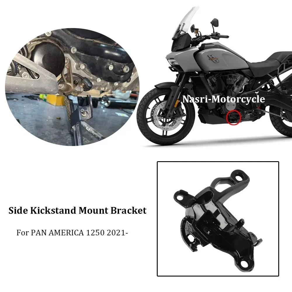 support-de-bequille-laterale-noire-pour-moto-support-ra1250-s-pour-harley-pan-america-1250-ra1250-s-2021-–-2025