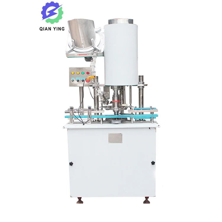 Liquid Bottle Filling And Capping Machine Automatic Small Glass Plastic Capping Machine For Perfume Bottles