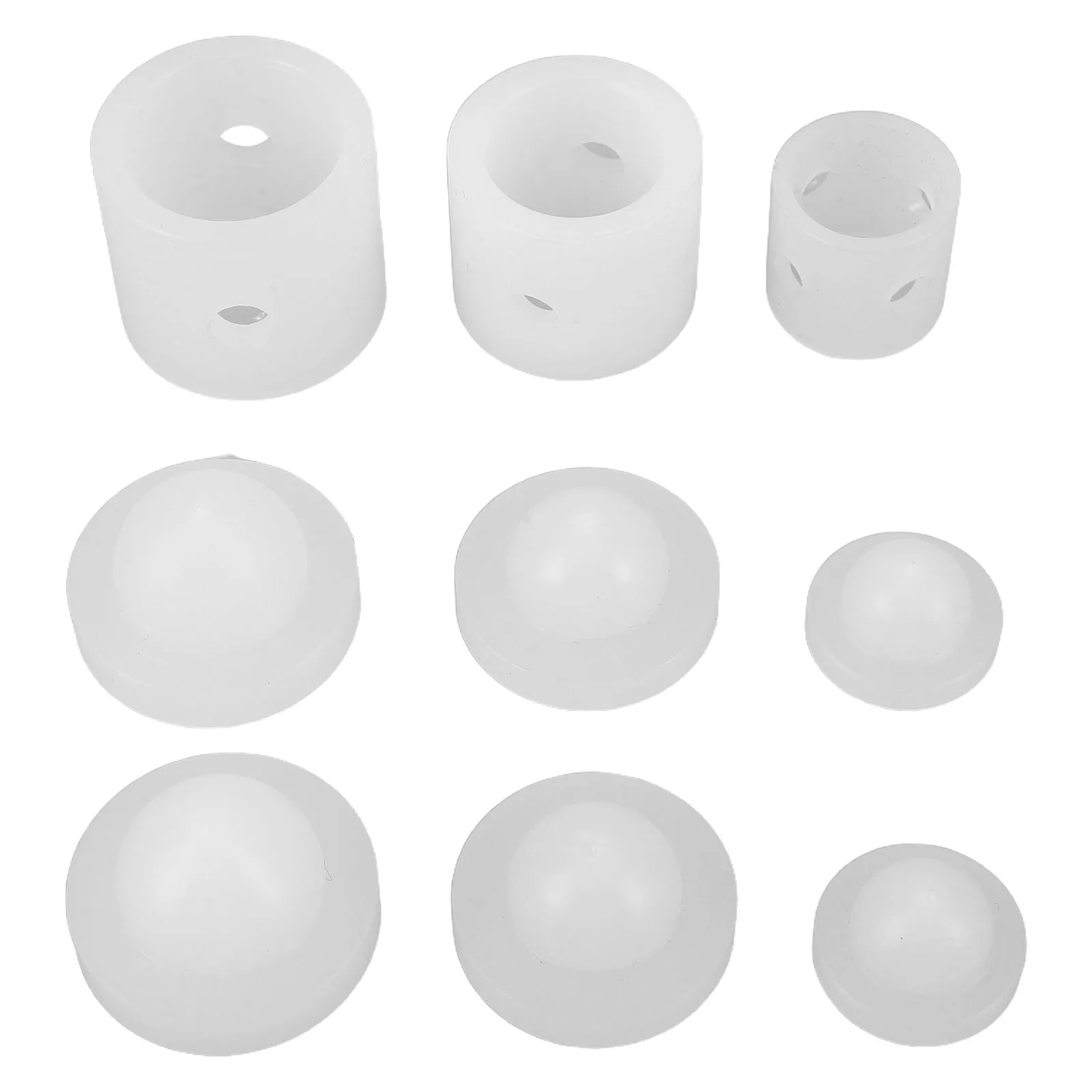 

3Pcs Leathercraft Bell Form Mold Kit Nylon Precision Smooth Finish Reusable for DIY Art Projects Handcraft Studio Tools