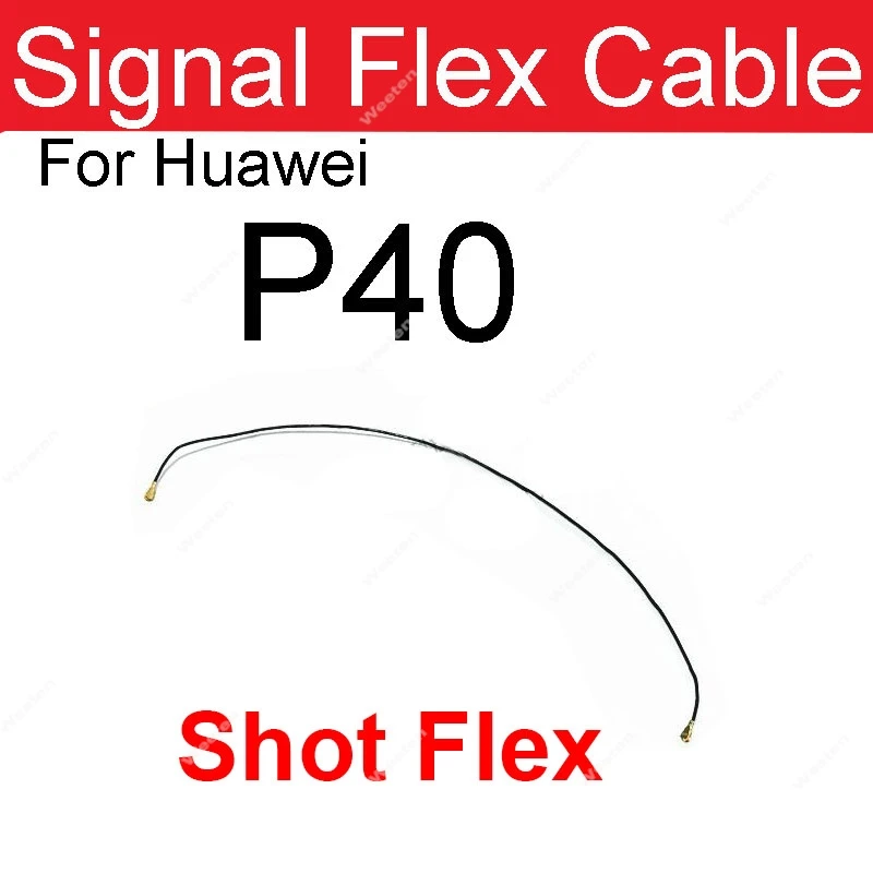 Wifi Coaxial Connector Aerial Flex Ribbon For Huawei P20 P30 P40 Pro P30 Lite P40 Lite P40 Pro+ Antenna Signal Flex Cable Parts