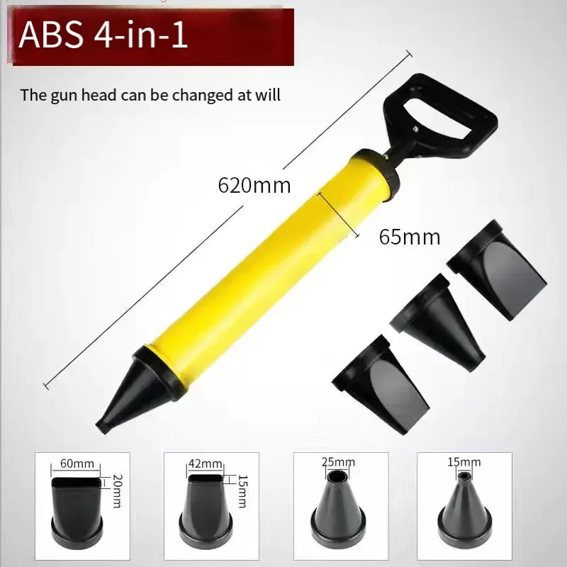 Grout Filling Tools With 4 Nozzles Brick Cement Lime Pump Grouting Mortar Sprayer Applicator Tool For Cement Construction Tools