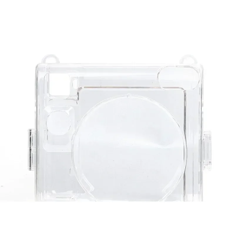 1pc Transparent Plastic Camera  Travel Portable Shoulder Bag for Instax Square SQ40 Storage Case Cover