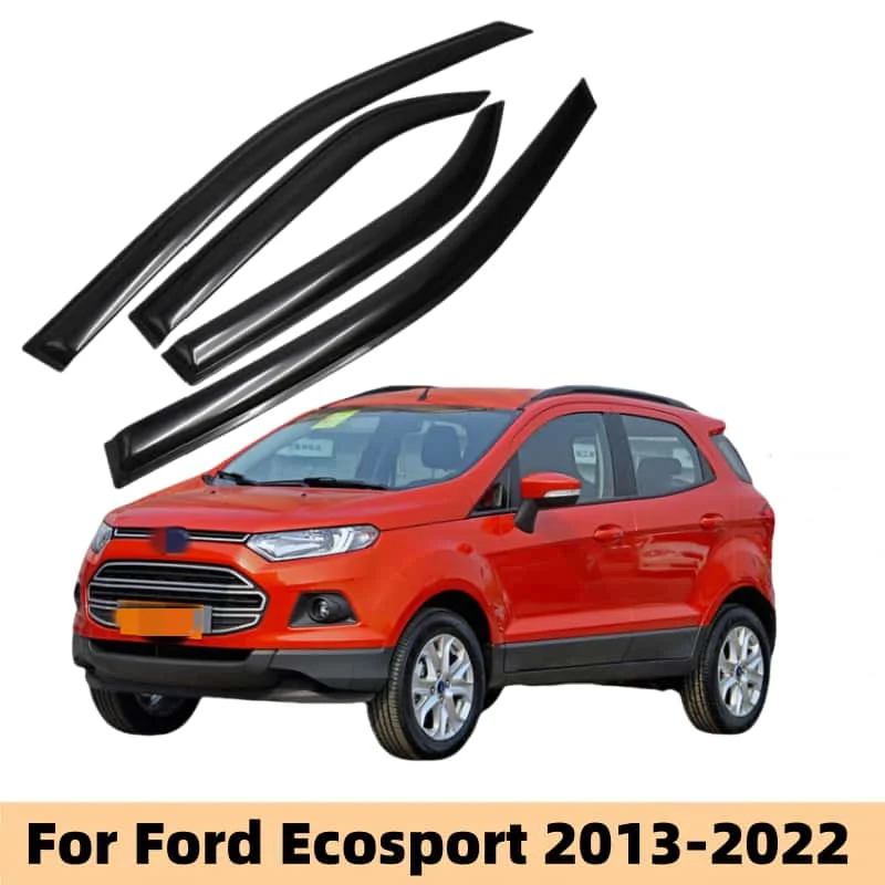 For Ford Ecosport 2013 2014 2015 2016 2017 2018 2019 2020 Car Styling Accessories Window Visor Deflector Window Rain Guard Cover