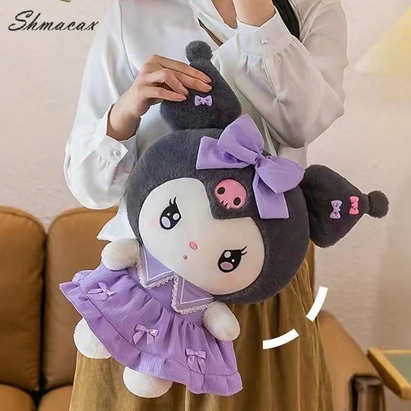 25 سنتيمتر جديد Plushies سانريو كورومي ميلودي أفخم دمى اللعب لطيف الفراولة الحيوانات المحشوة ألعاب من نسيج مخملي وسادة غرفة نوم الديكور هدية