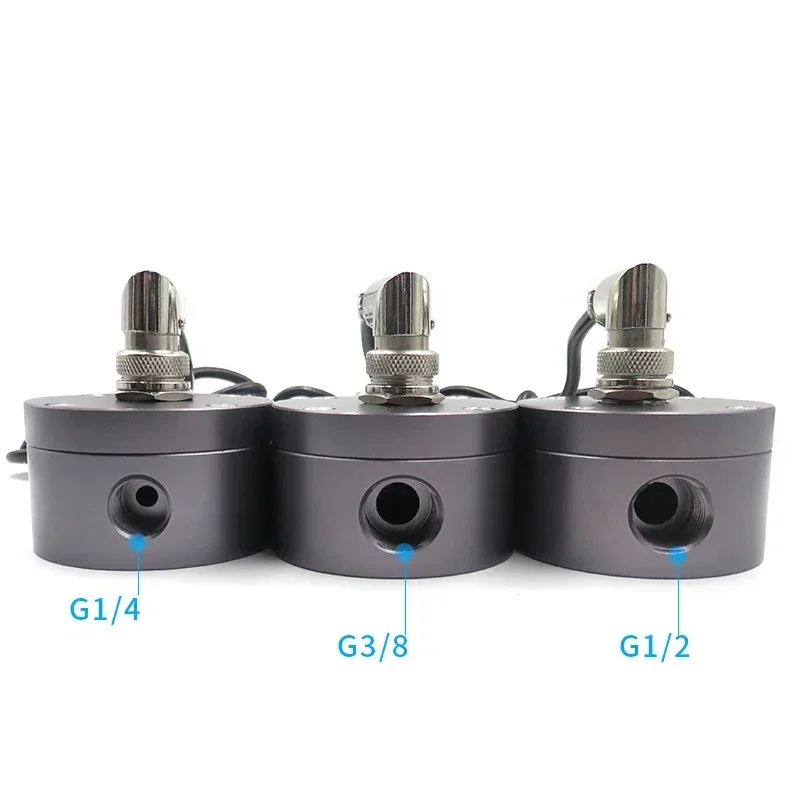 G1/2 G3/8 G1/4 Oil Flow Sensor Hall Sensor Switch Flow Meter Water Flow Sensor Aluminum Alloy Water Meter Industrial Flowmeter