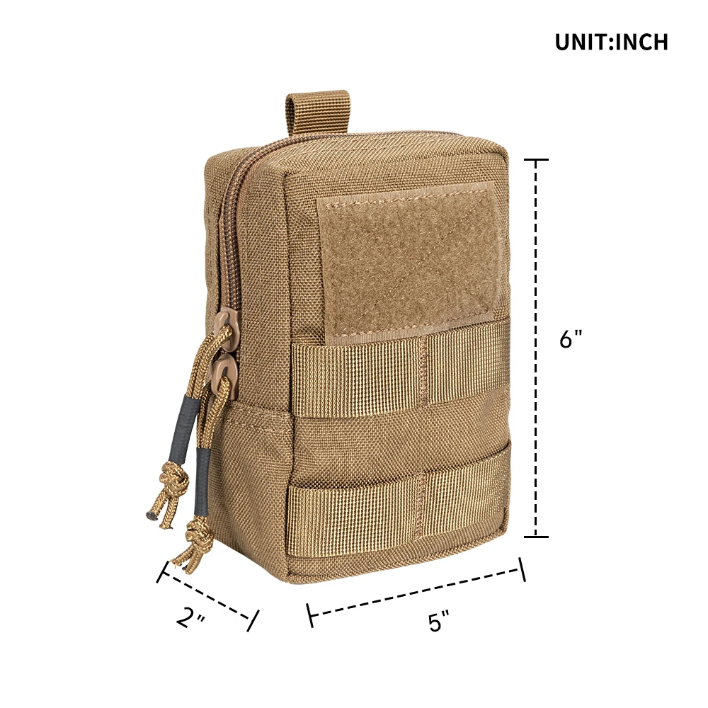 Torba taktyczna na talię EDC Pack Molle Tools Pouch Outdoor Backpack/Kieszeń na kamizelkę Wielofunkcyjna torba Akcesoria myśliwskie