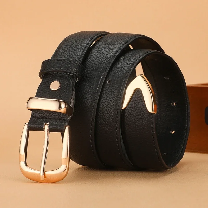 New Women Belts A Solid Color Casual, Retro and Elegant PU  Jeans and Coats Belt, Suitable for All Four Seasons Unisex Belts
