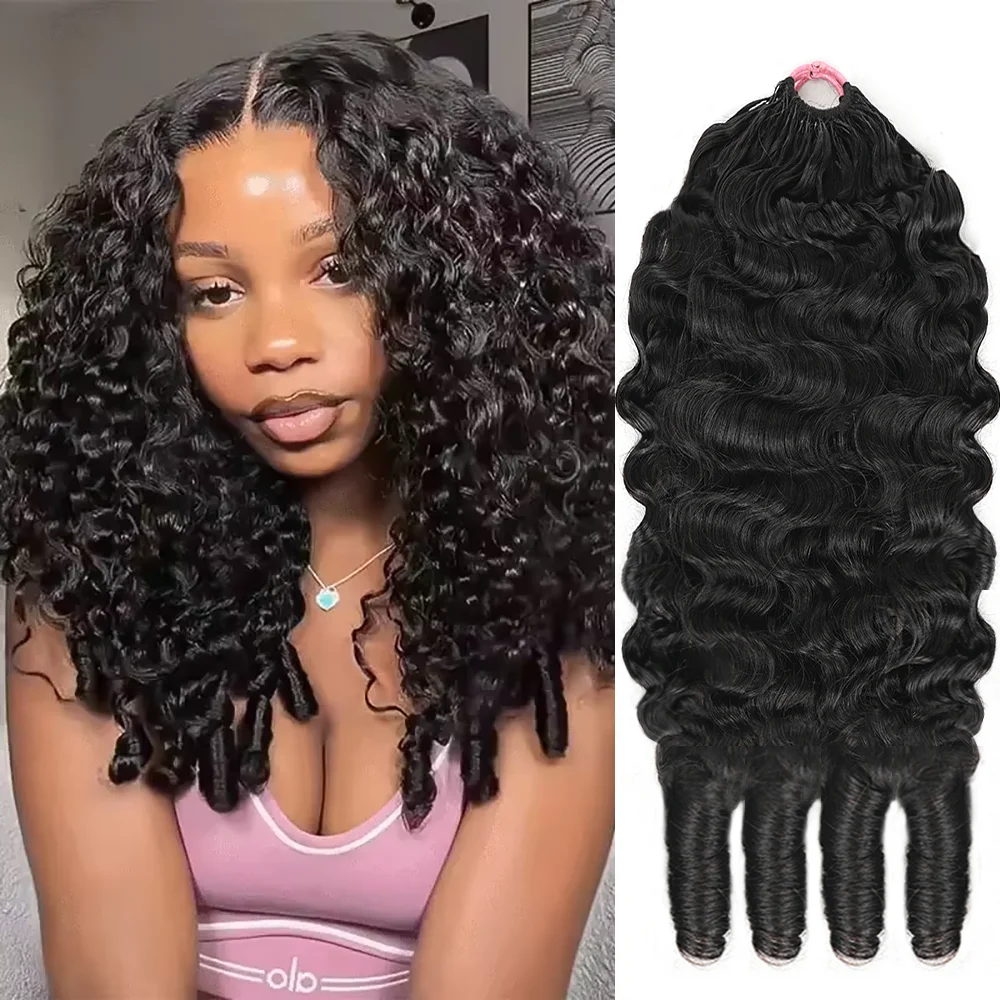 

Бирманские кудрявые волосы для плетения крючком, невидимые бесшовные кудри, объемные волосы без трессов, для защитного укладывания волос для чернокожих женщин