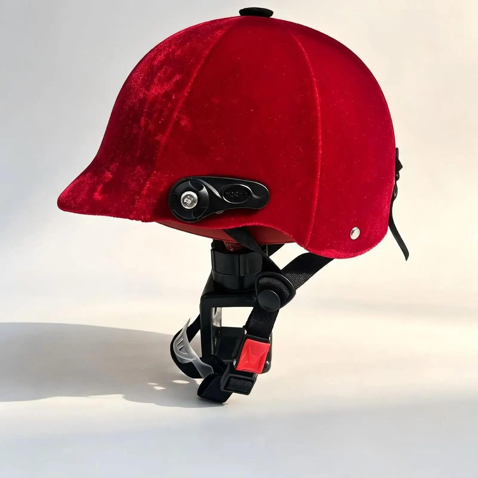 horseback-riding-helmet-breathable-comfortable-velvet-vintage-headwear-unisex-protective-red-horse-helmet-for-women-men-adults