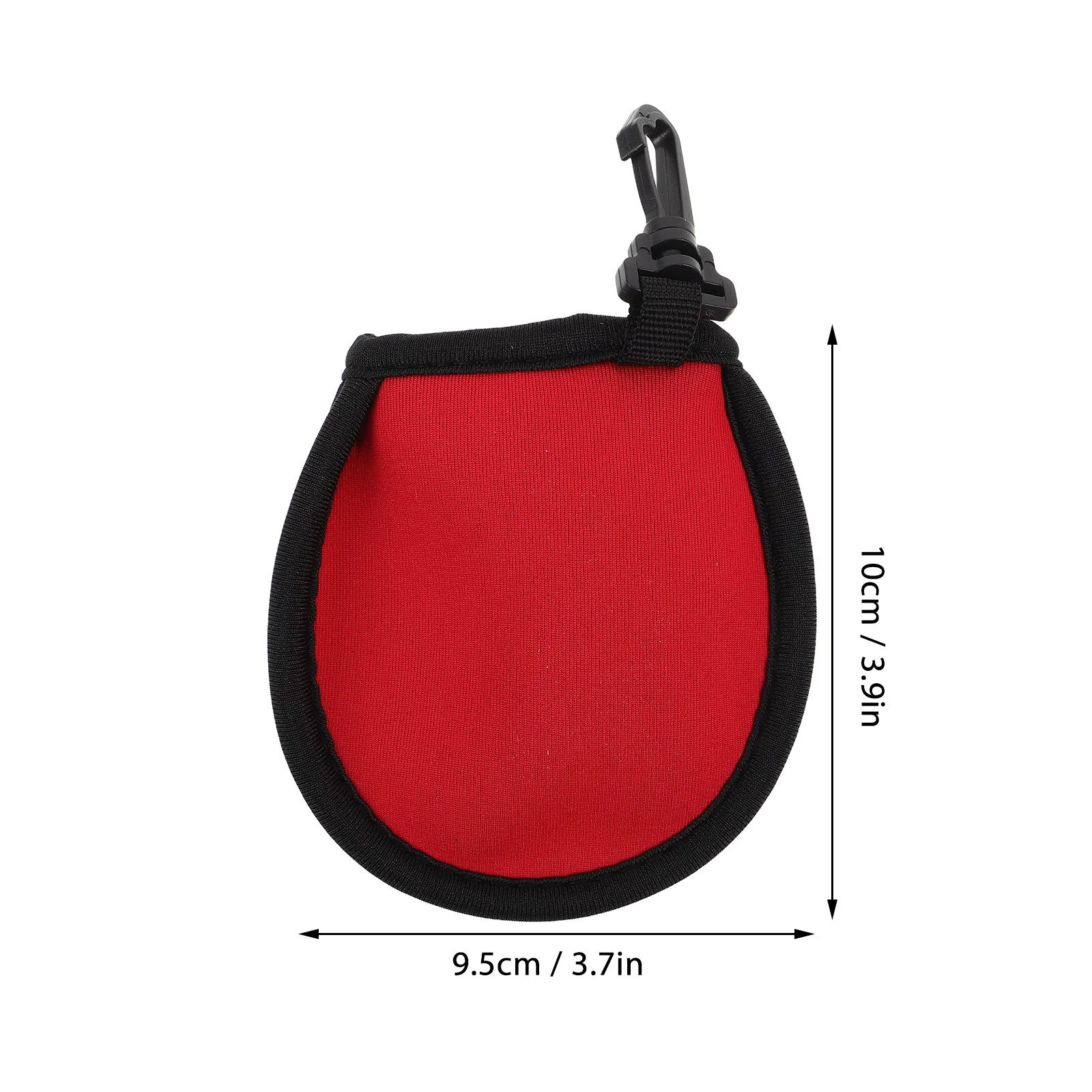 6Pcs Portable Golf Ball Washer Pocket Hanging Clip Cleaning Bag Durable Golf Accessories Organizer Pouch Ball Washer Pouch