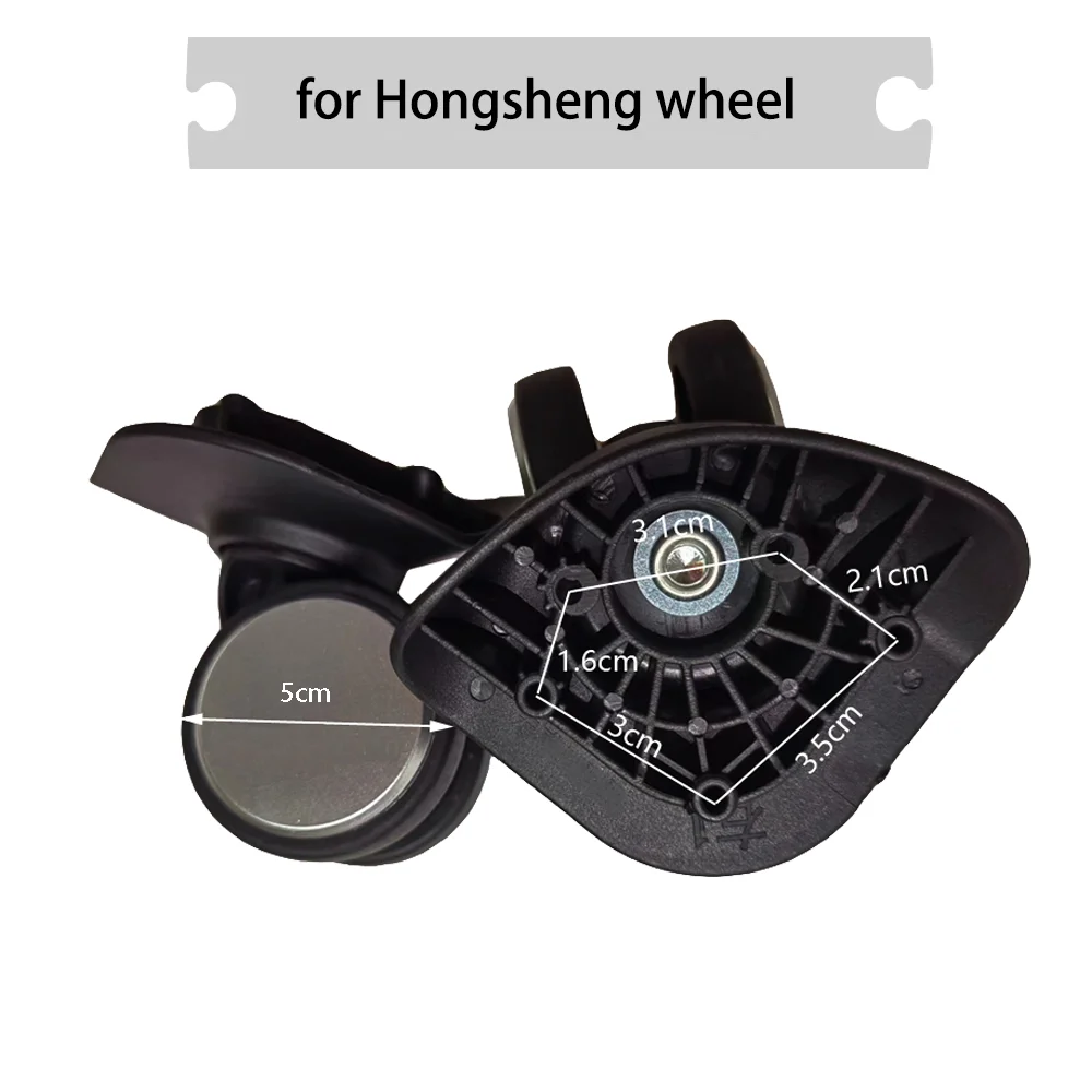 

for Hongsheng silent universal wheel trolley box wheel replacement luggage pulley travel luggage casters repair wheels