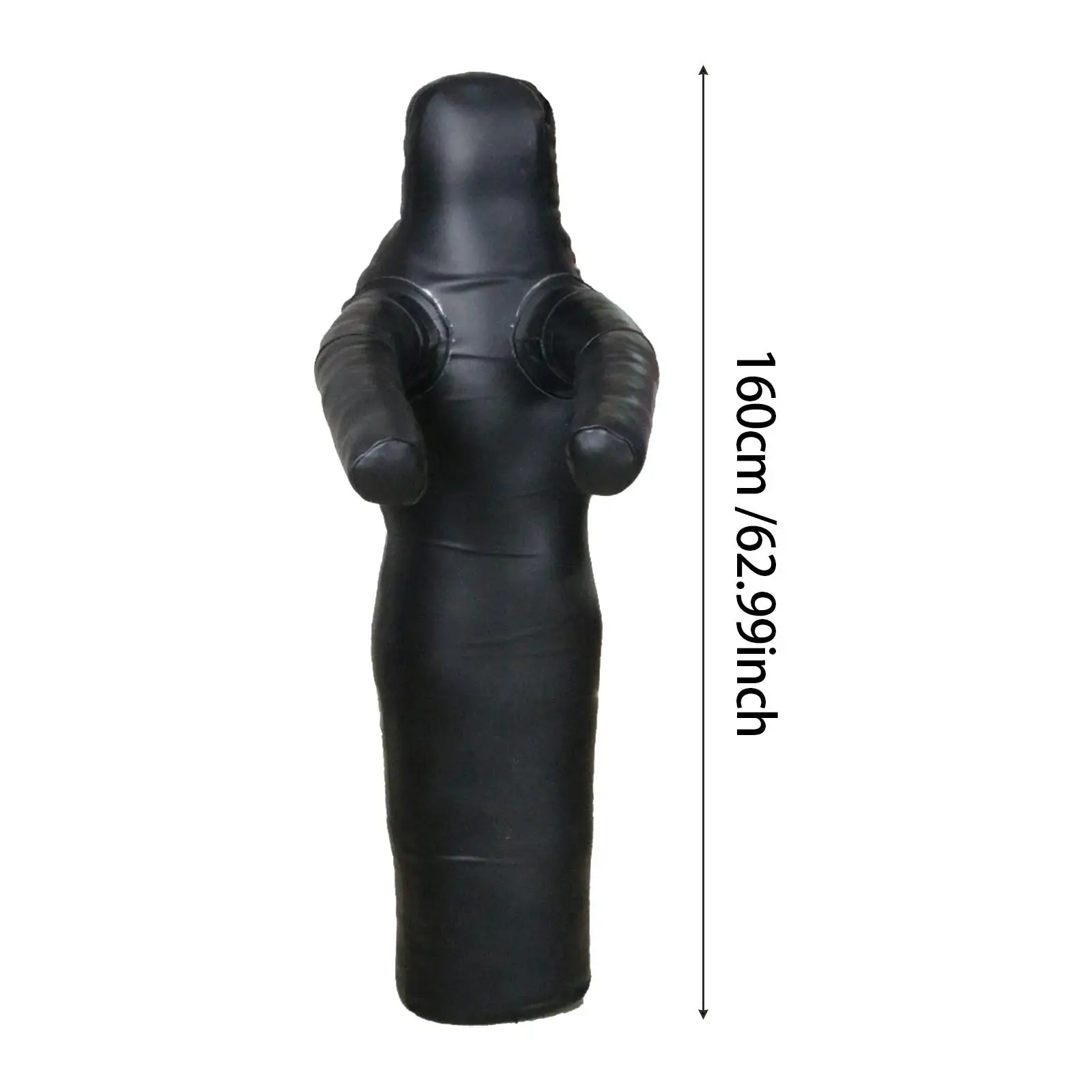 Unfilled Boxing Dummy Bag PU Leather Practice Grappling Dummy Cover for Mixed Martial Arts Kickboxing Home Gym