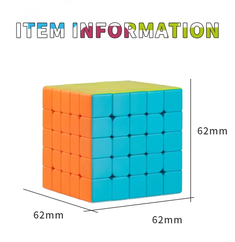 Magic Cube 3x3 4x4 5x5 Carbon Fiber Magic Cube Twelve Color Cube Professional Speed Magic Cube Educational Toys for Kid Gifts