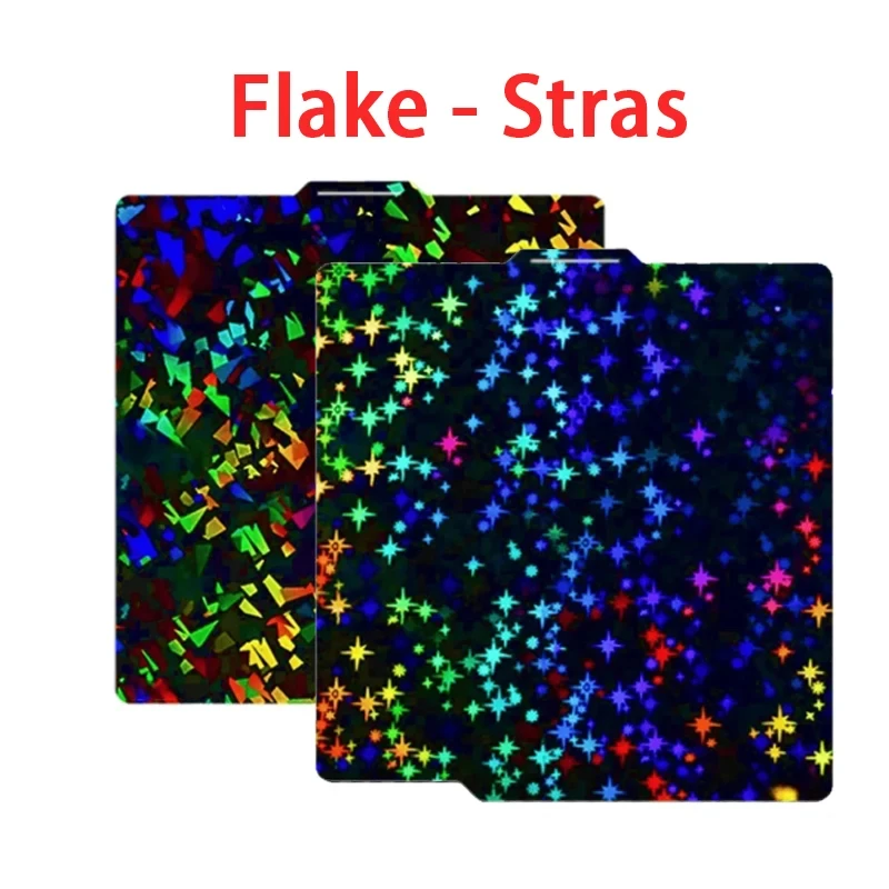 Für Bambu Lab X2D P2S X1 P1S Carbon-Bauplatte A1 PEI-Blatt, texturiert, doppelseitig, PEO PET-Bauplattengestell für Bambulab P1P X1C Bauplatte