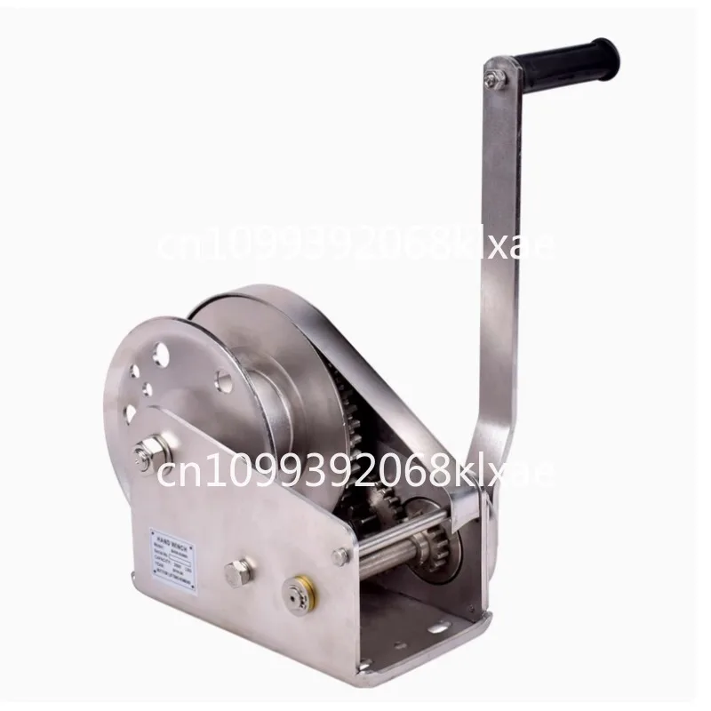Carbon steel and 304 stainless steel manual winch two-way self-locking hand winch