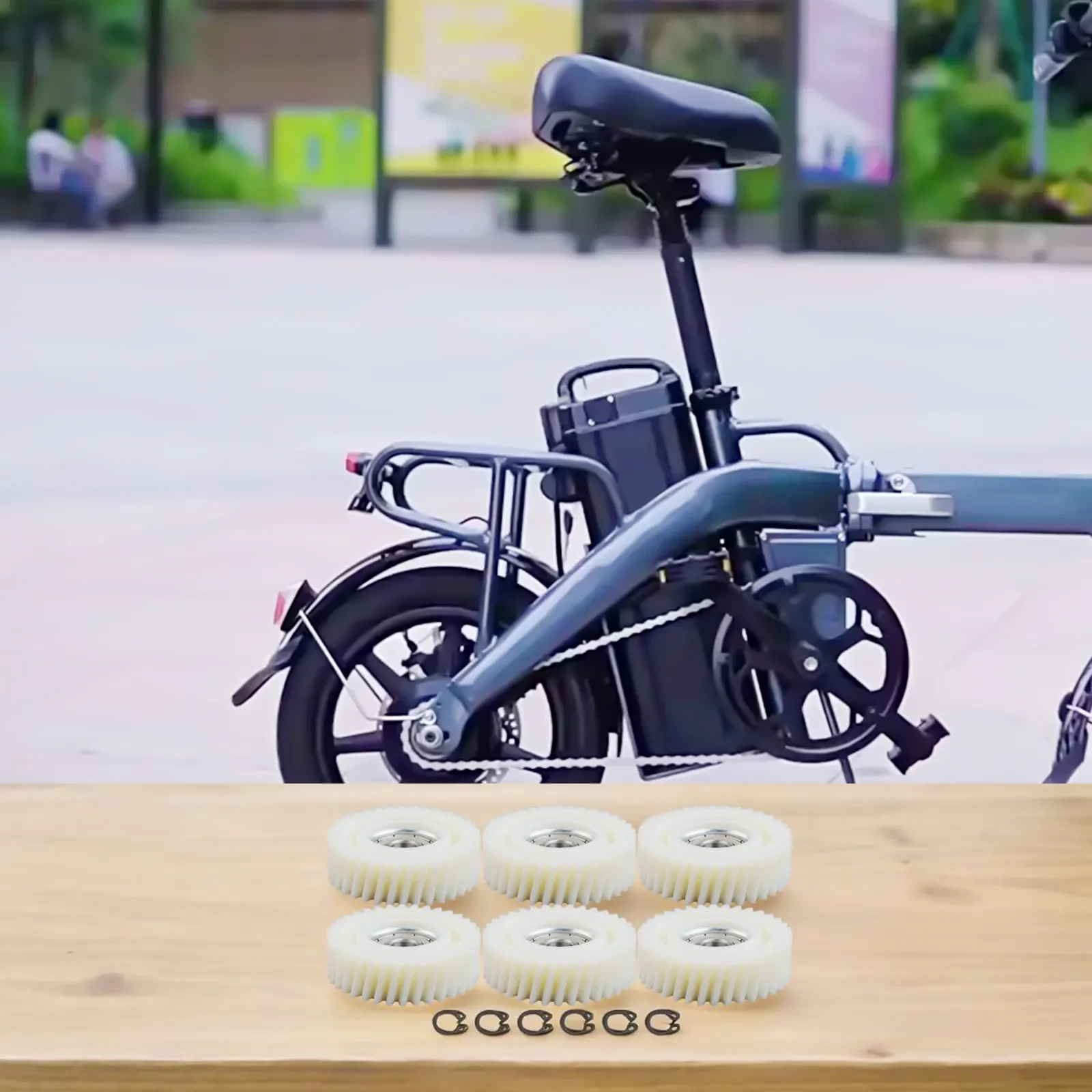 

DIY Ремонт электронного велосипеда Обслуживание велосипеда Шестерня для электронного велосипеда Износостойкие детали для велосипеда Аксессуары для электрического велосипеда Стопорные кольца в комплекте