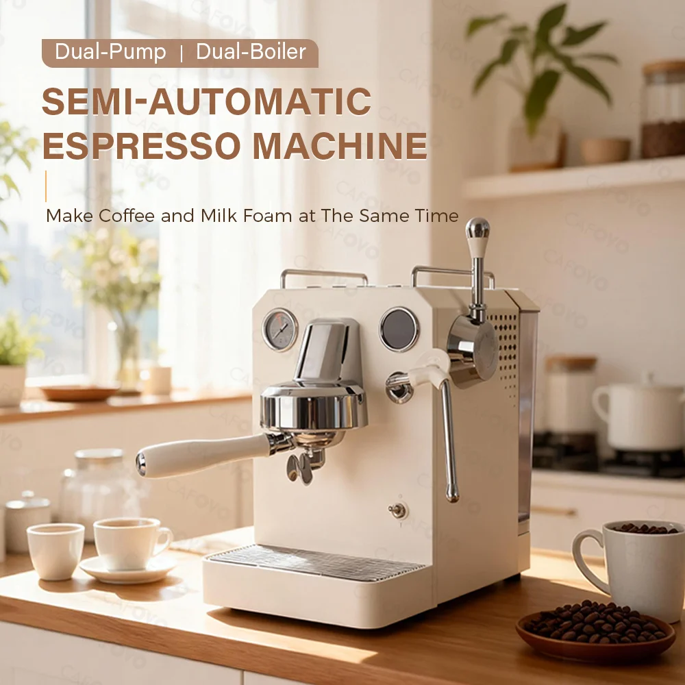 

Gemilai Owl Pro3006H Small Household Semi-automatic Coffee Machine Freshly Ground Italian Espresso Machine 220V