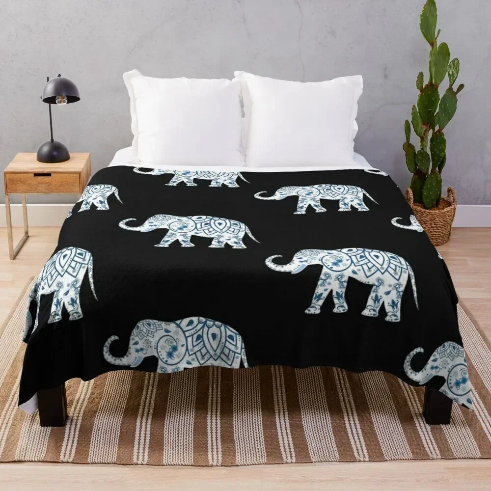 

Elephant design Throw Blanket Decorative Sofa manga Blankets