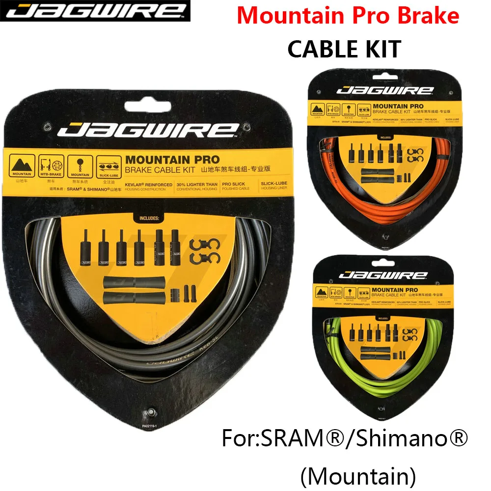 JAGWIRE Mountain Pro Bremssatz Mountainbike-Bremsleitung, Kevlar-verstärkt, professionelles Mountainbike-Bremskabelset – Detail 1