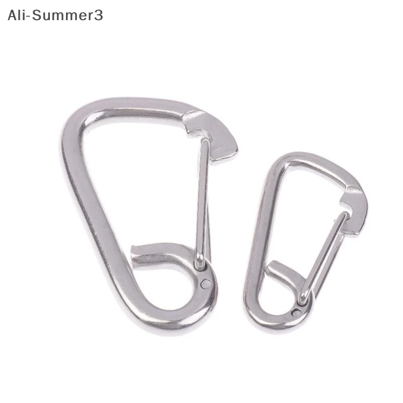 Simple Stainless Steel Scuba Diving Buckle Clip Heavy Duty Camping Carabiner Hooks Outdoor Safety Diving Buckle Clip