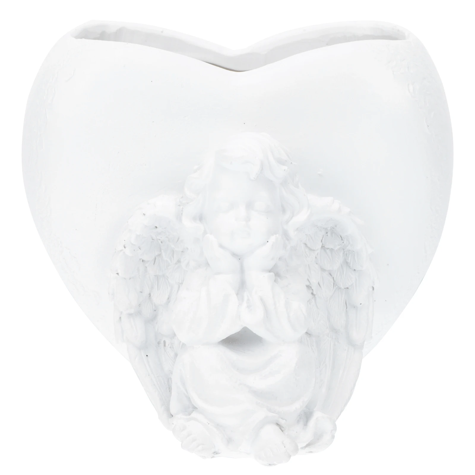 

1Pcs Resin Angel Statue Flowerpot Stylish Plant Container for Home Garden Patio Yard Decor Suitable for Succulents and