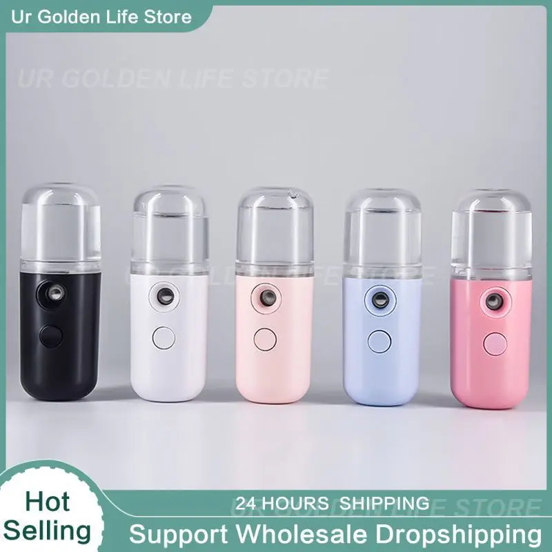 Facial Sprayer Portable Water Replenisher Cool Mist Maker Fogger Nano Mist Face Care Handheld Mini Humidifier Usb Rechargeable