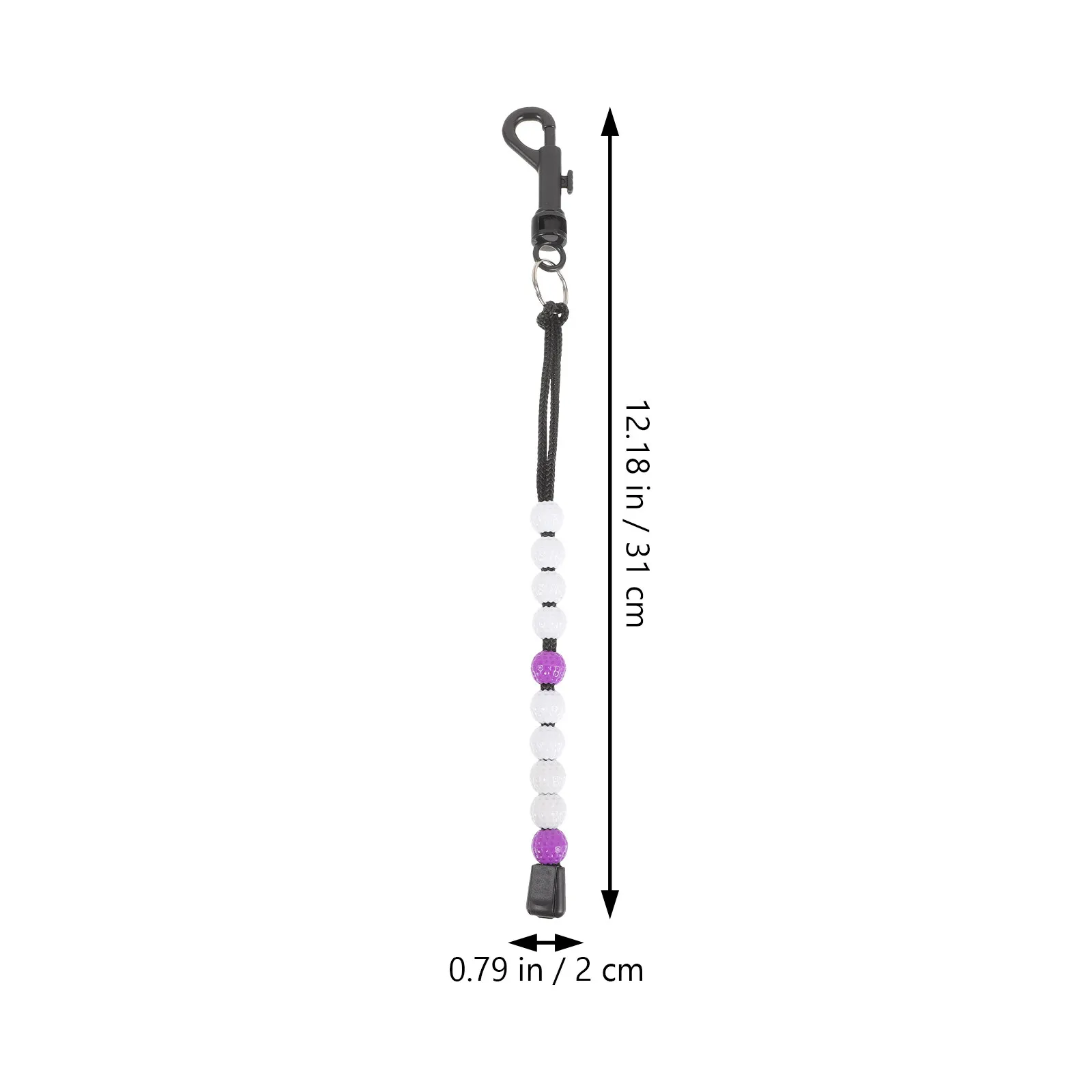 Golfs Scoring Chain Wrist Score Counter Portable Golf Stroke Counter Golfing Training Tool Golf Beads to Count Strokes for Women