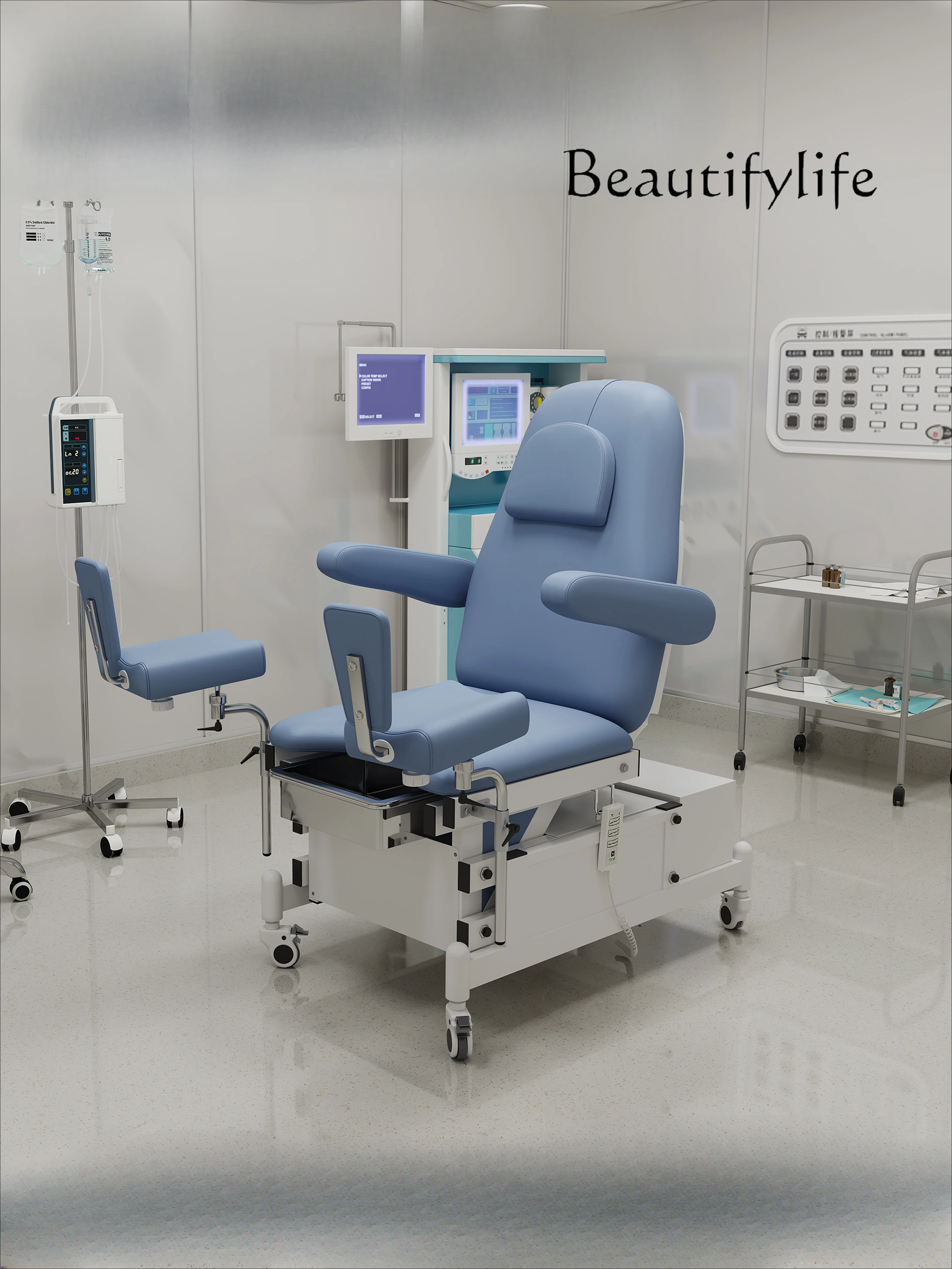 Electric bed confinement center nursing examination chair gynecological examination bed and chair are durable and convenient