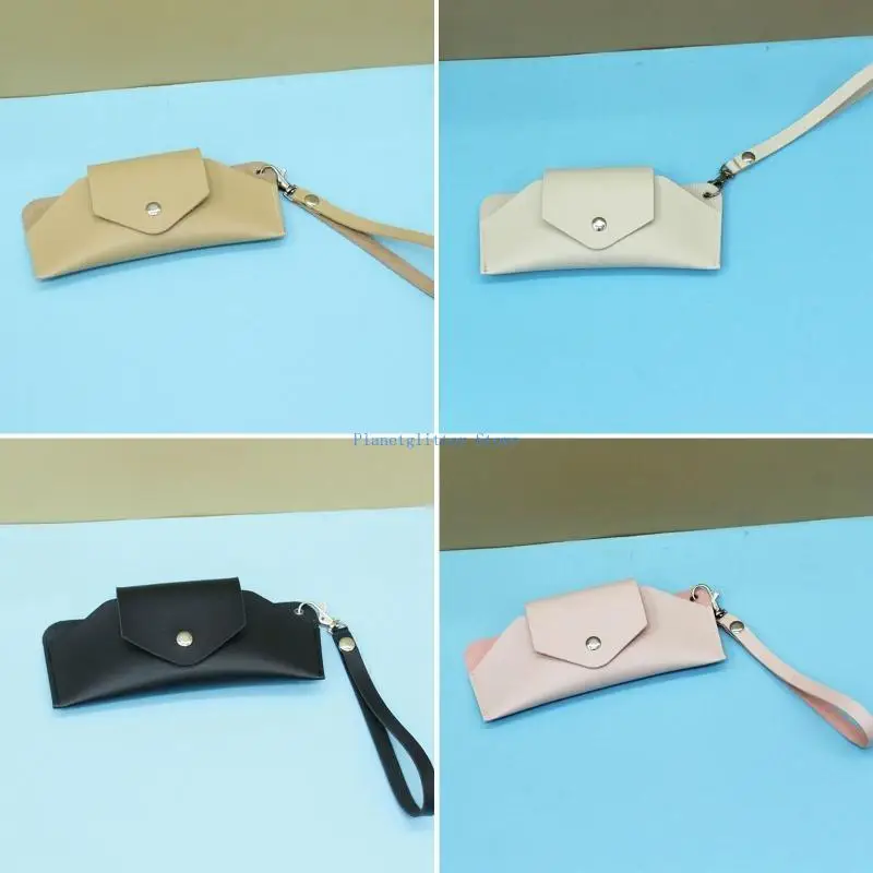 

652B Sunglasses Bag Large Portable Glasses for Case Purse Leather Glasses for