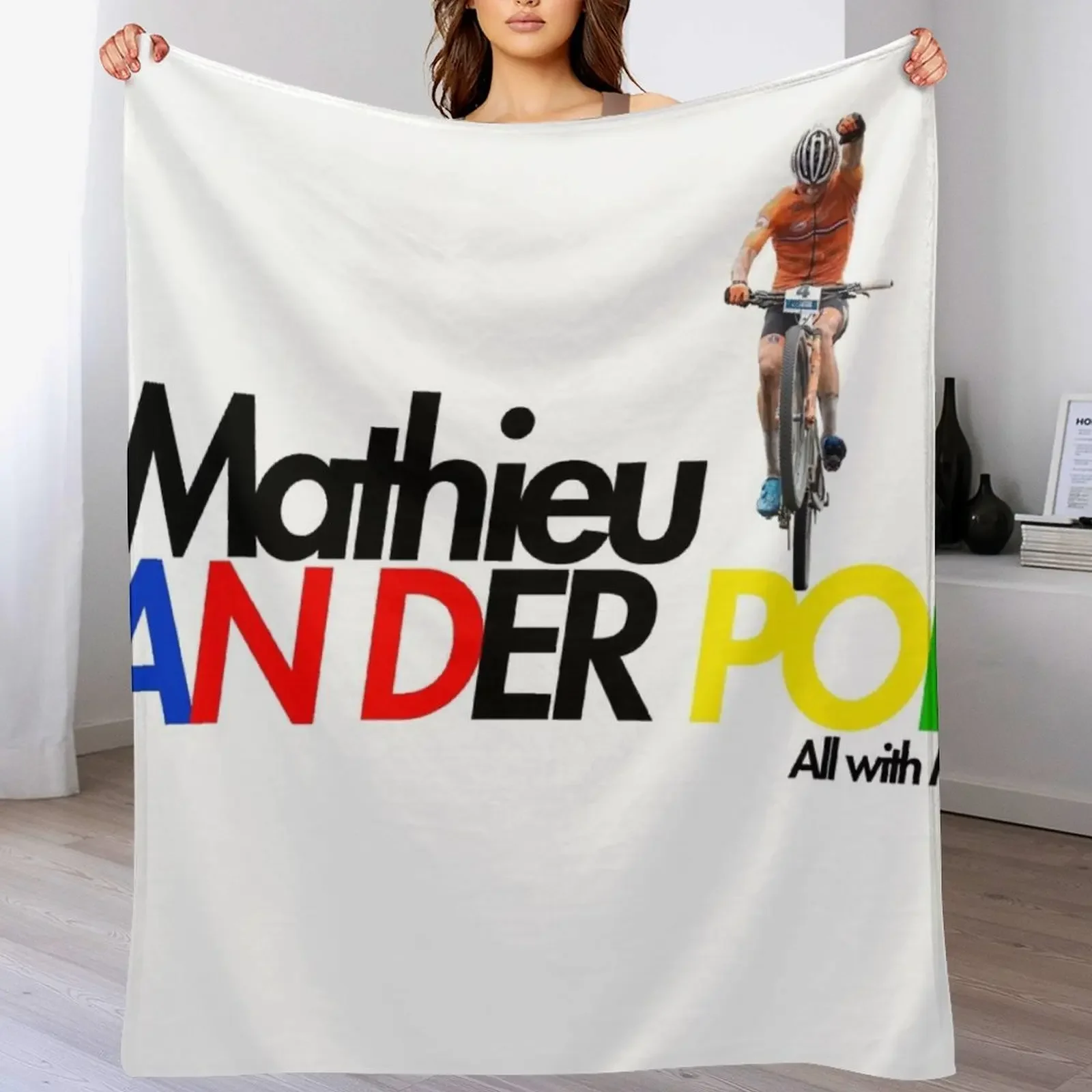 

Mathieu van der Poel All with MVDP ! Throw Blanket Sleeping Bag Soft Big for sofa Sofas Blankets