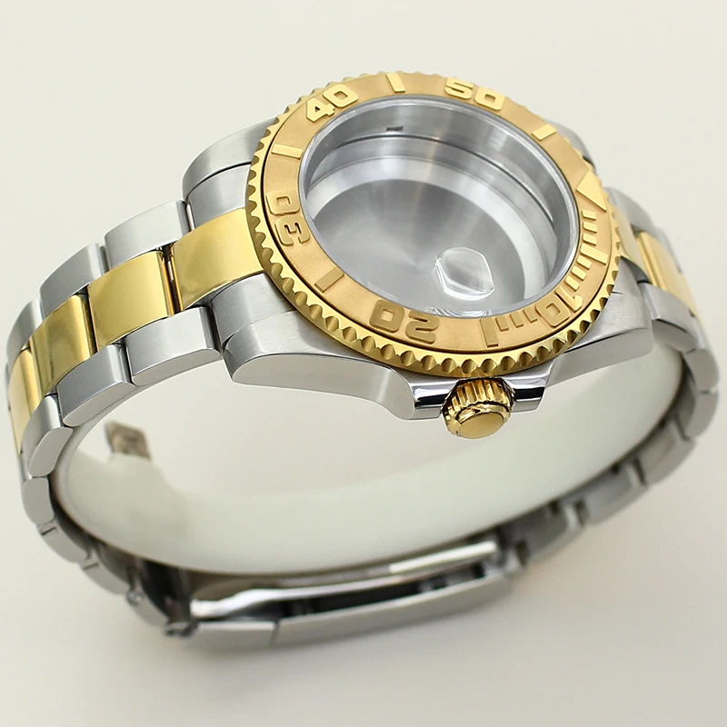 20ATM Dive 40mm Ceramic Bezel Insert Watch Case For GMT SUB NH34 NH35 NH36 NH38 4R36 Miyota 8215 ETA 2824 Movement Slide Buckle