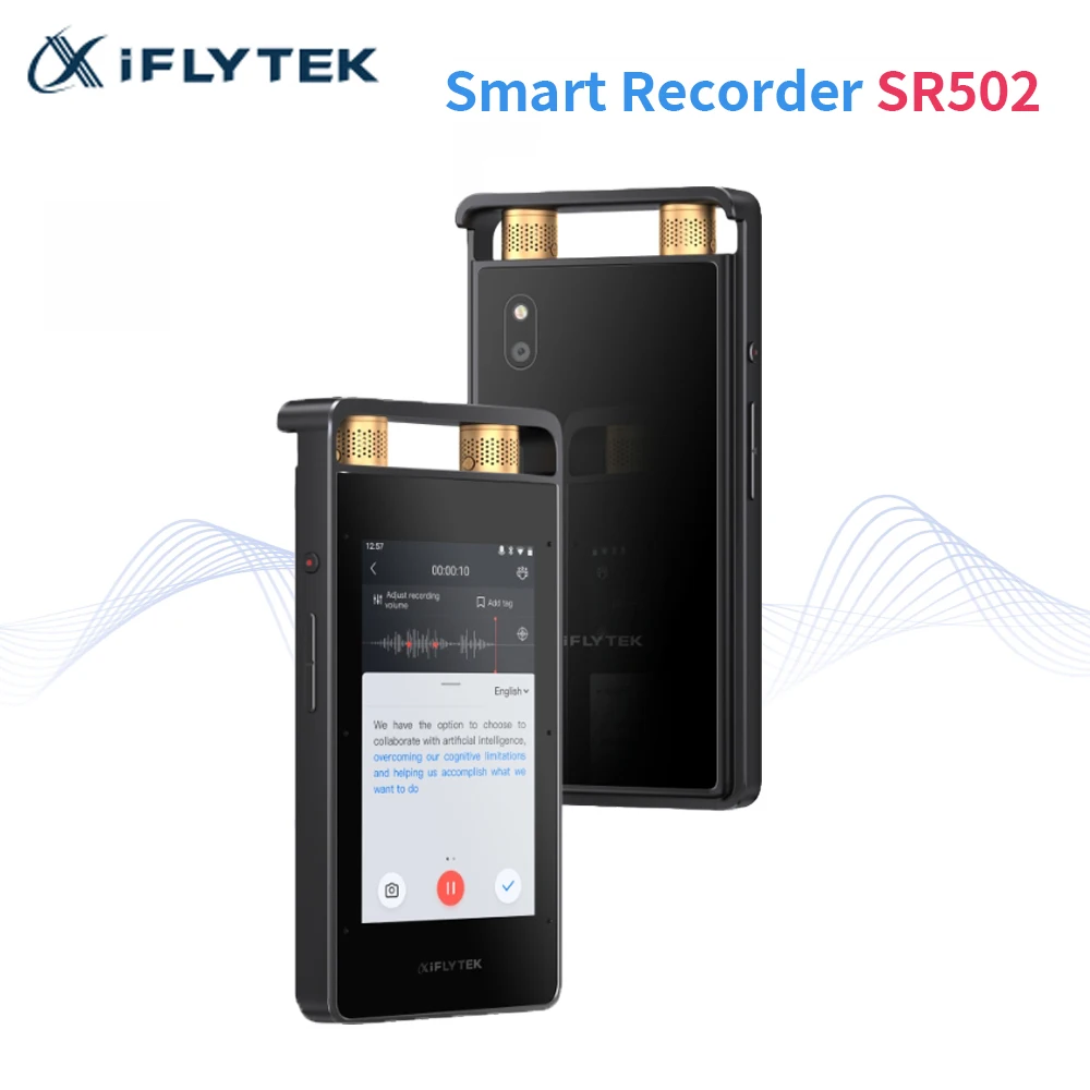 iFlytek Smart Voice Recorder SR502 2G 32G HD Color Screen Digital Recording with Noise Reduction