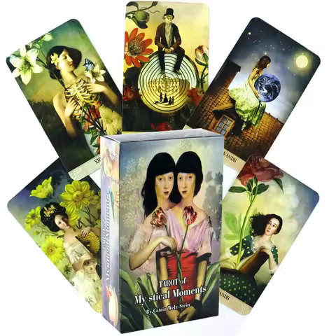 Hot Selling Mystical Moments Tarot Leisure Entertainment Card Family Gathering Divination Deck Tarot Board Playing Card Game