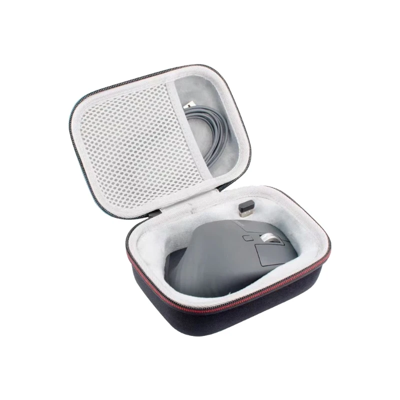 

Shockproof Mouse Storage Case Dustproof Shell For Logitech MX 3 Carrying Bag with Mesh Pocket Cable Accessories Storage Case