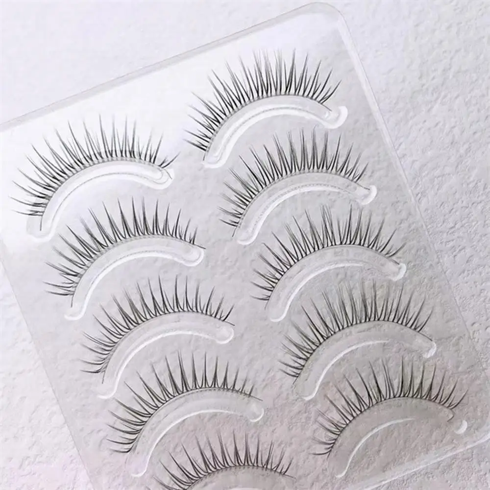 ขนตาปลอม 5 คู่ สไตล์หวาน แต่งตาสวย ขนตาแบบไขว้ ขนตาธรรมชาติ ยาว ติดทนนาน ใช้ซ้ำได้