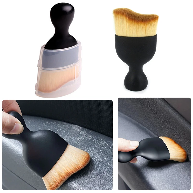 Car Interior Cleaning Tool Air Outlet Cleaning Soft Car Brush Crevice Dust Removal Car Interior Home Office Duster Brushes