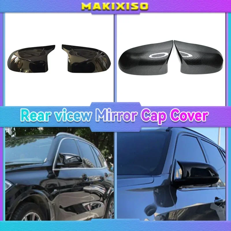 

Car Side Door Rearview Side Mirror Cover Cap For BMW F15 X5 F16 X6 F25 X3 F26 X4 Parts styling