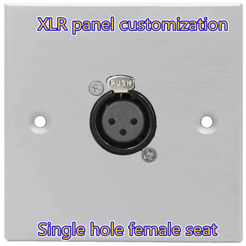 

3P XLR панельная розетка сценический динамик аудио XLR панельная розетка силовой микрофон алюминиевая розетка женская розетка мужская розетка