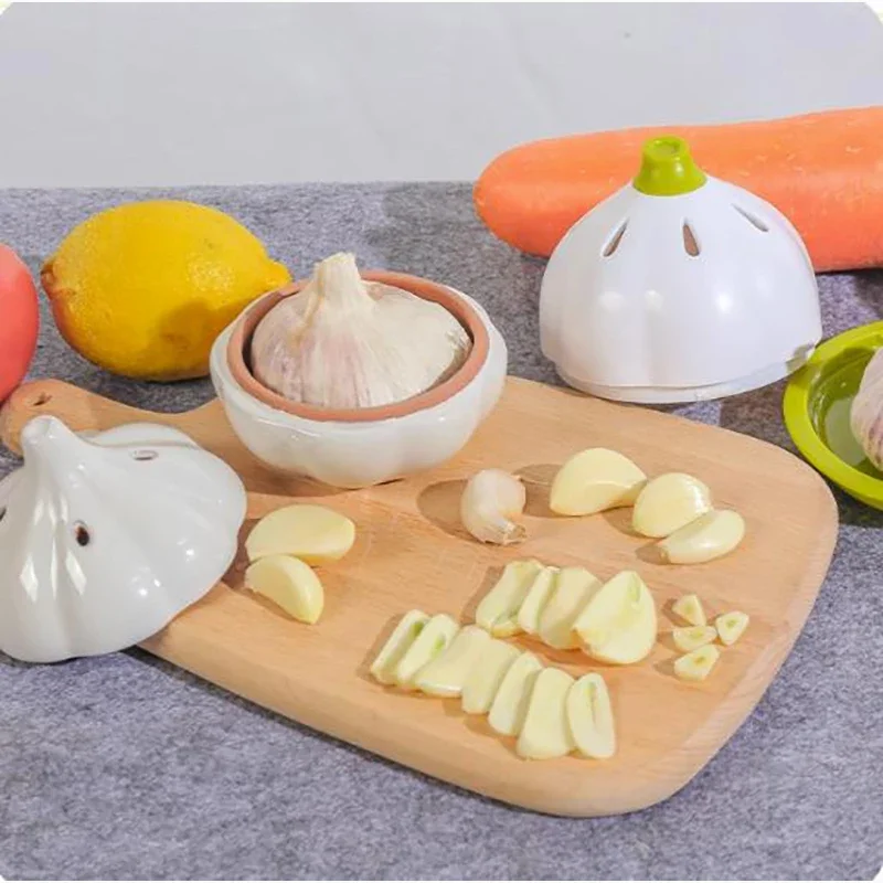 Tarro de cerámica europeo para almacenamiento de ajo, tarro de dulces para el hogar, caja de almacenamiento de ajo y Chile, contenedor de cocina exquisito