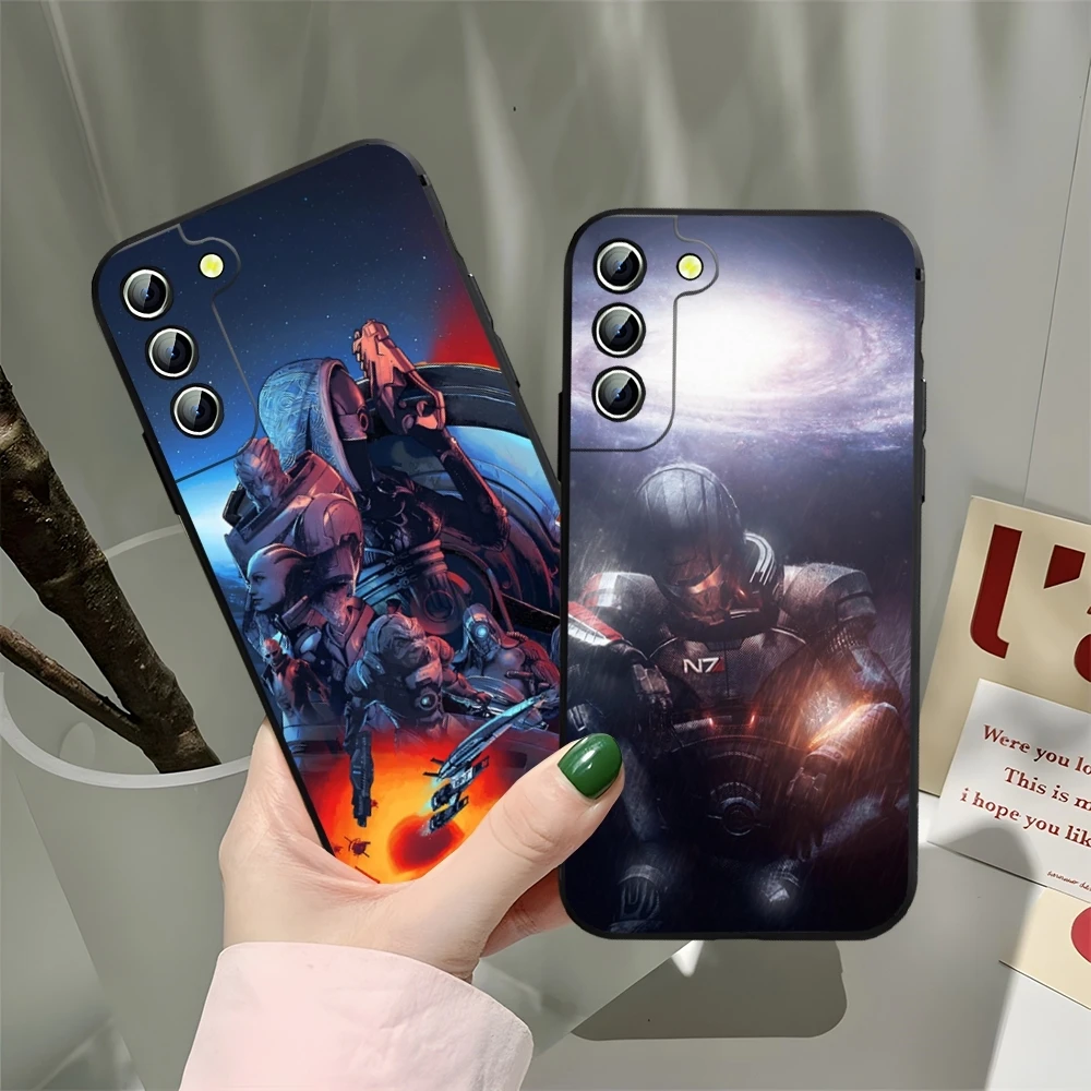 N7 Game M-Mass E-Effect Phone Case For Samsung Galaxy S26 S25 S24 S23 Ultra Fe Plus A17 A37 A57 A15 A16 A25 A35 Cover